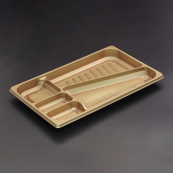 リスパック 弁当容器 饗膳 中皿1 150 ひかり RHHK523 50枚/袋（ご注文単位12袋）【直送品】