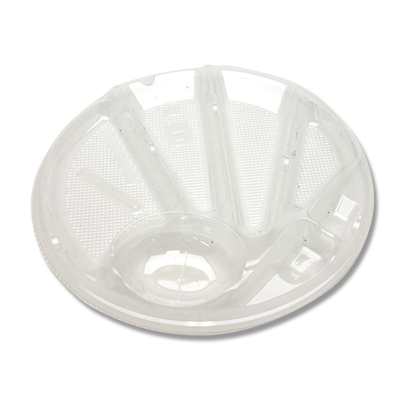 リスパック 冷し麺容器 クリーンボール キャッチ 中皿 194 5S-C クリアー PAPU505 100枚/袋（ご注文単位12袋）【直送品】