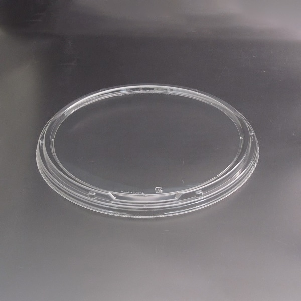 リスパック 寿司容器　バイオPET　丸桶　外嵌合蓋 3-S　クリアー防曇 RSAL098 10枚/束（ご注文単位30束）【直送品】