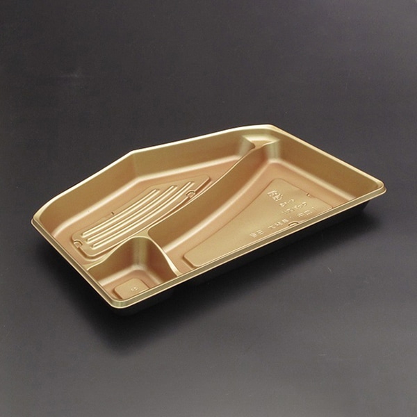 リスパック 弁当容器 バイオデリ 吉日 大絵馬 中皿 1 ひかり RHBK414 50枚/袋（ご注文単位12袋）【直送品】