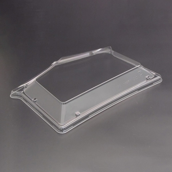 リスパック 弁当容器 バイオデリカ 吉日 大絵馬 外嵌合蓋 1OC クリアー防曇 RHBK450 50枚/袋（ご注文単位12袋）【直送品】