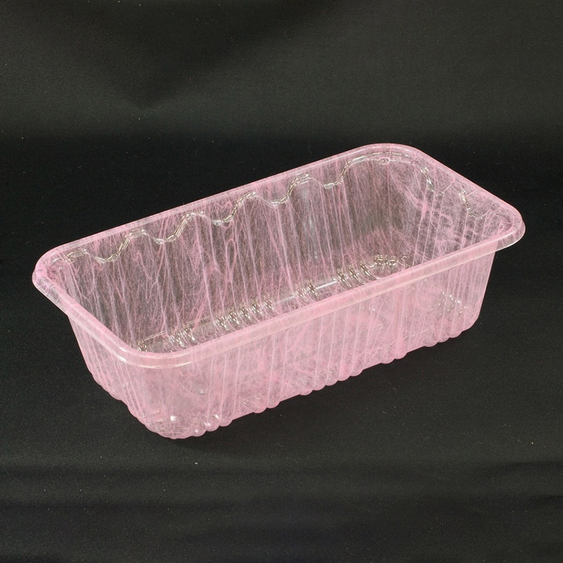 リスパック 青果容器　フルーツ 2L　Z　U ピンク 100枚/袋（ご注文単位8袋）【直送品】