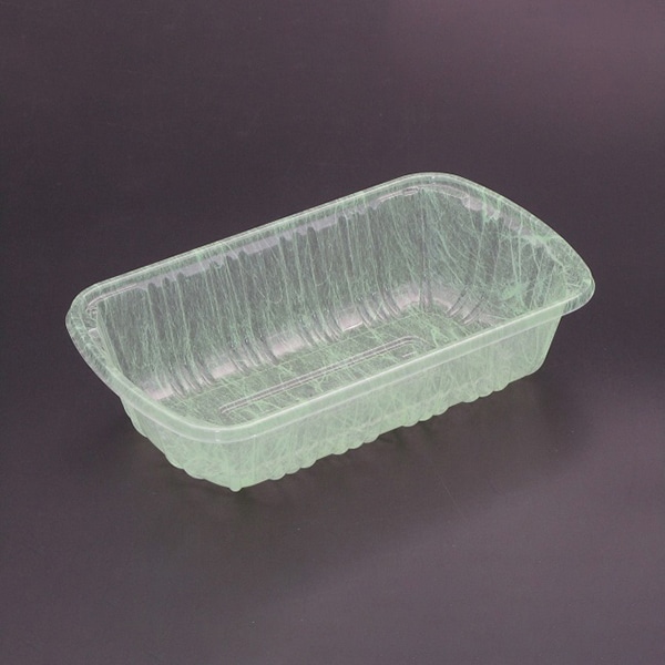 リスパック 青果容器　フルーツ 2R　U 緑 100枚/袋（ご注文単位10袋）【直送品】