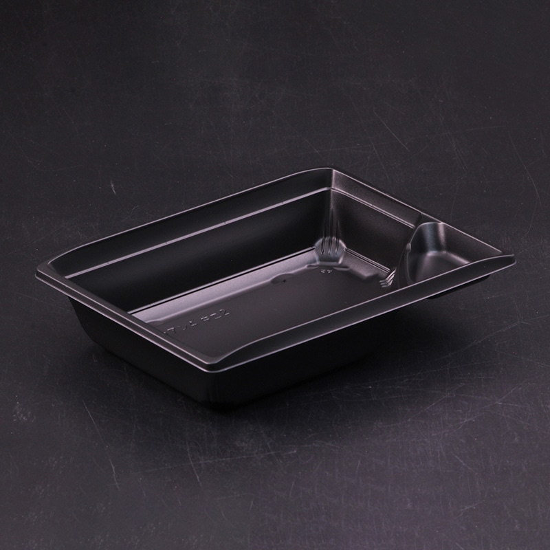 リスパック 弁当容器 饗庵 中皿2 4 黒 RHHL431 50枚/束(ご注文単位18束)【直送品】