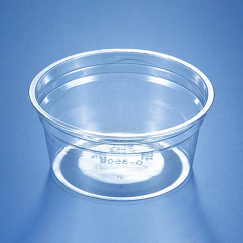 リスパック 惣菜容器 バイオカップ 本体 G 350B クリアー PABC116 50枚/袋（ご注文単位20袋）【直送品】