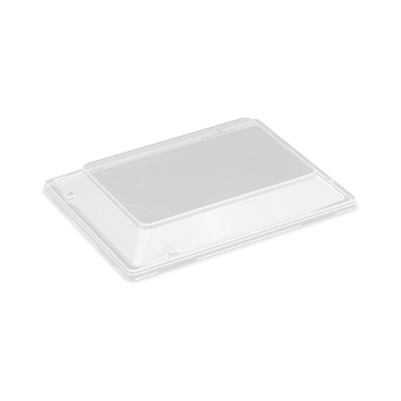 リスパック 弁当容器　饗膳　外嵌合蓋  10ーOC　クリアー防曇 50枚/袋（ご注文単位12袋）【直送品】