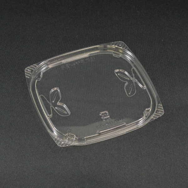 リスパック 惣菜容器 エコアカップ 外嵌合蓋 NVK118-TCS クリアー防曇 100枚/袋(ご注文単位20袋)【直送品】