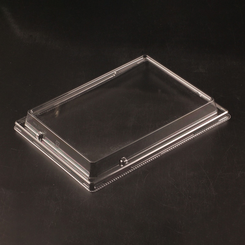 リスパック 弁当容器　バイオデリカ　郷味 22-17-OC クリアー防曇 50枚/袋（ご注文単位12袋）【直送品】