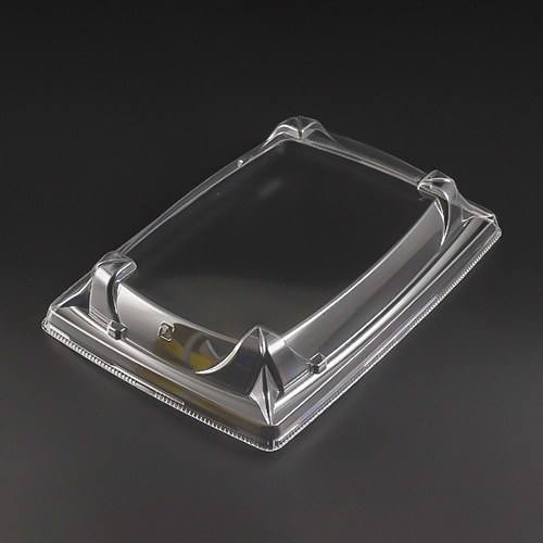 リスパック 惣菜容器 バイオデリカ むすび 外嵌合蓋 20-14OC クリアー防曇 RHBS410 50枚/袋（ご注文単位16袋）【直送品】