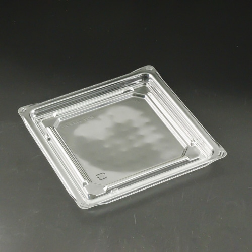 リスパック 青果容器 クリーンカップ キューブ 内嵌合蓋 15-TCN クリアー防曇 50枚/袋(ご注文単位12袋)【直送品】