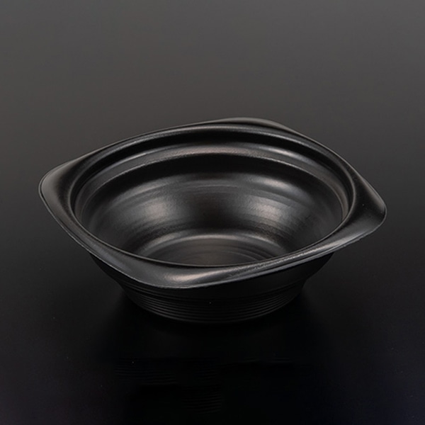 リスパック スープ容器 RHFフーフ 本体 142-50B 黒 RHPH841 50枚/袋(ご注文単位12袋)【直送品】