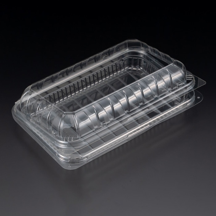 リスパック 青果容器　バイオニュート　嵌合パック 24-16　新 クリアー防曇 50枚/袋（ご注文単位4袋）【直送品】