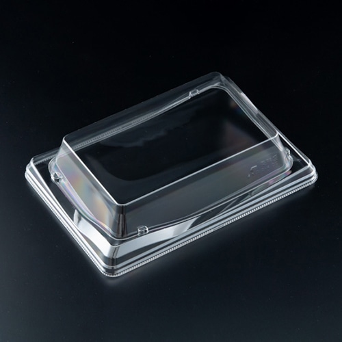 リスパック 寿司容器 美鮮盛 外嵌合蓋 2-4 OC クリアー防曇 RSAR299 50枚/袋（ご注文単位16袋）【直送品】