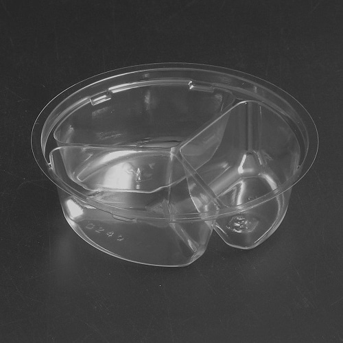 リスパック デザート容器　あんみつ中皿 G240　IS　新  100枚/袋（ご注文単位25袋）【直送品】