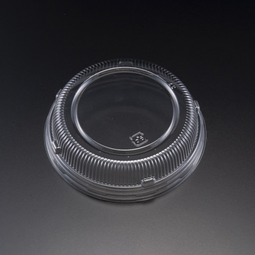 リスパック デザート容器　飾りフタ 88パイ　防曇新 クリアー防曇 100枚/袋（ご注文単位25袋）【直送品】