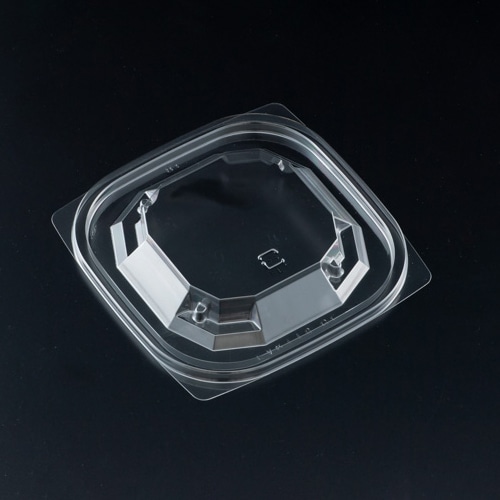 リスパック 惣菜容器 クリーンカップ 内外嵌合蓋 CVK110 OC新 クリアー防曇 100枚/袋(ご注文単位20袋)【直送品】