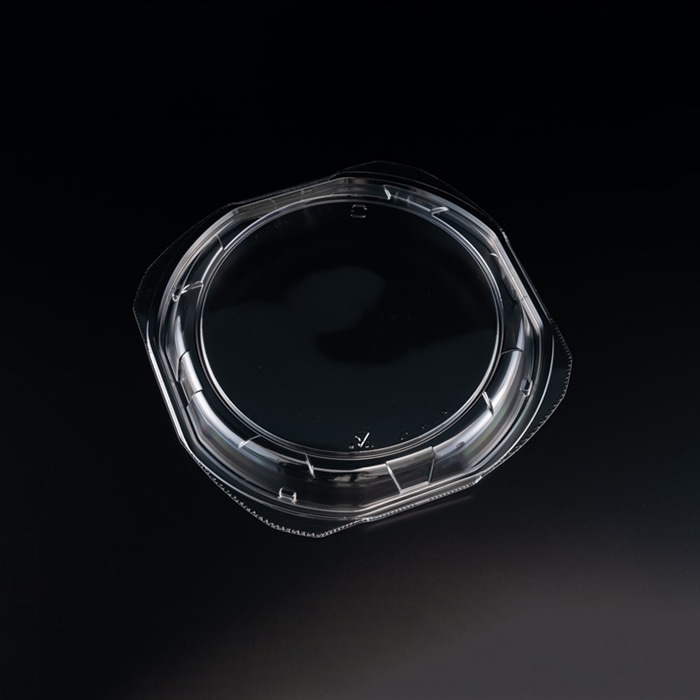 リスパック 冷やし麺容器 バイオピタリ 内嵌合蓋 195 OC PBAA786 100枚/袋(ご注文単位4袋)【直送品】