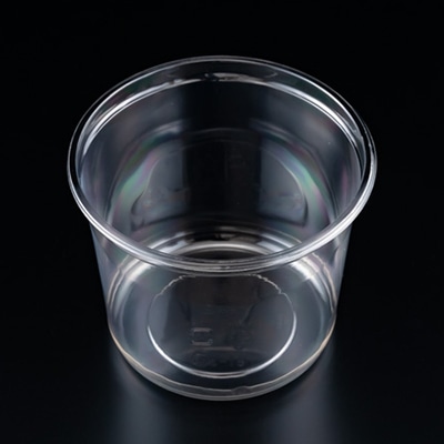 リスパック 惣菜容器 バイオカップ 本体 430B クリアー PBPM100 50枚/袋（ご注文単位25袋）【直送品】