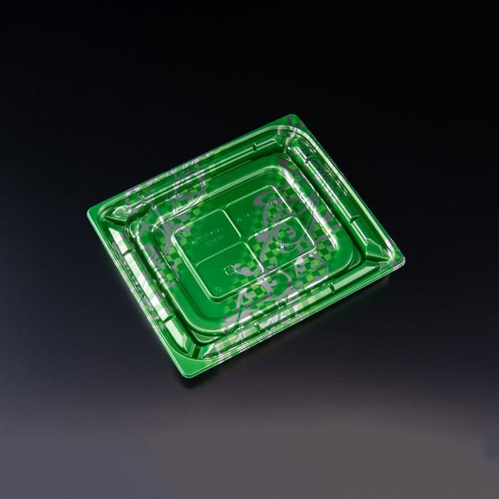 リスパック 惣菜容器　バイオカップ優枠　本体 20-17B PABH436　新エマグリーン 50枚/袋（ご注文単位12袋）【直送品】