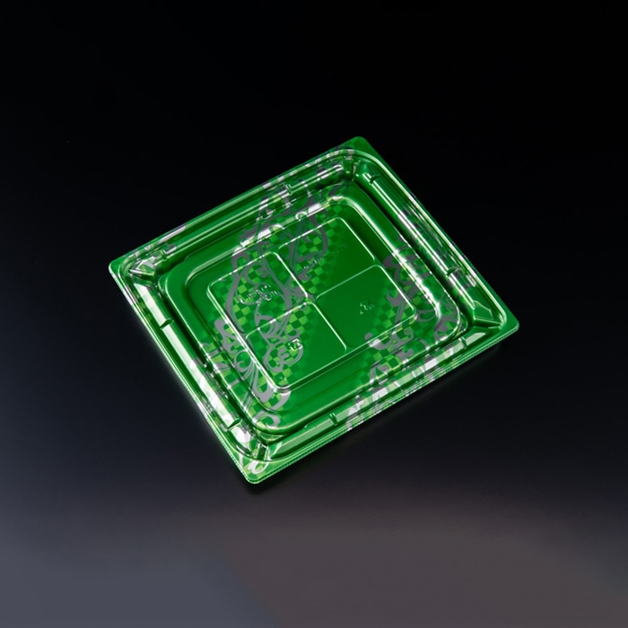 リスパック 惣菜容器　バイオカップ優枠　本体 20-22B PABH476　新エマグリーン 50枚/袋（ご注文単位8袋）【直送品】