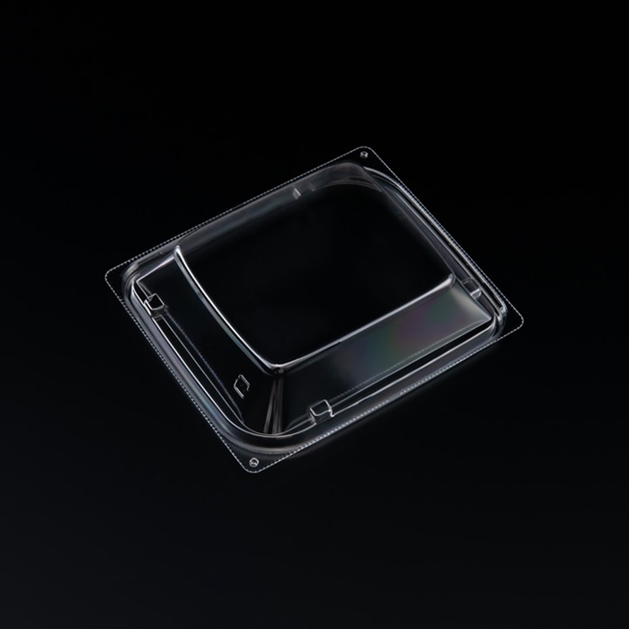 リスパック 惣菜容器 バイオデリカ優枠 スマート蓋 15-13OC RHBU390 50枚/袋(ご注文単位20袋)【直送品】