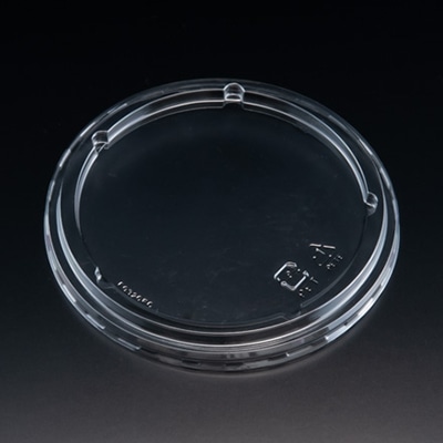 リスパック 惣菜容器 バイオカップ 外嵌合蓋 FG 320FC クリアー PBPM287 50枚/袋（ご注文単位30袋）【直送品】