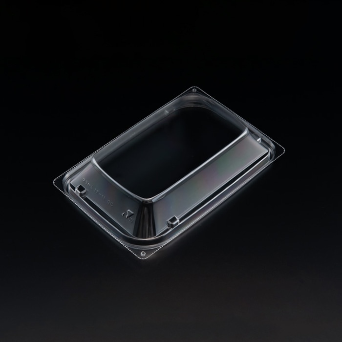 リスパック 惣菜容器 バイオデリカ優枠 スマート蓋 17-11OC RHBU440 50枚/袋(ご注文単位20袋)【直送品】