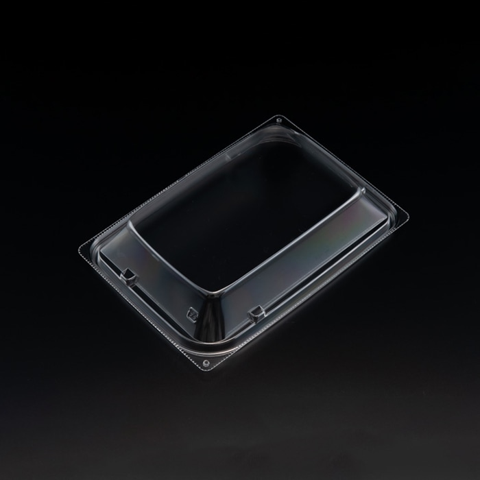 リスパック 惣菜容器 バイオデリカ優枠 スマート蓋 18-13OC RHBU590 50枚/袋(ご注文単位16袋)【直送品】