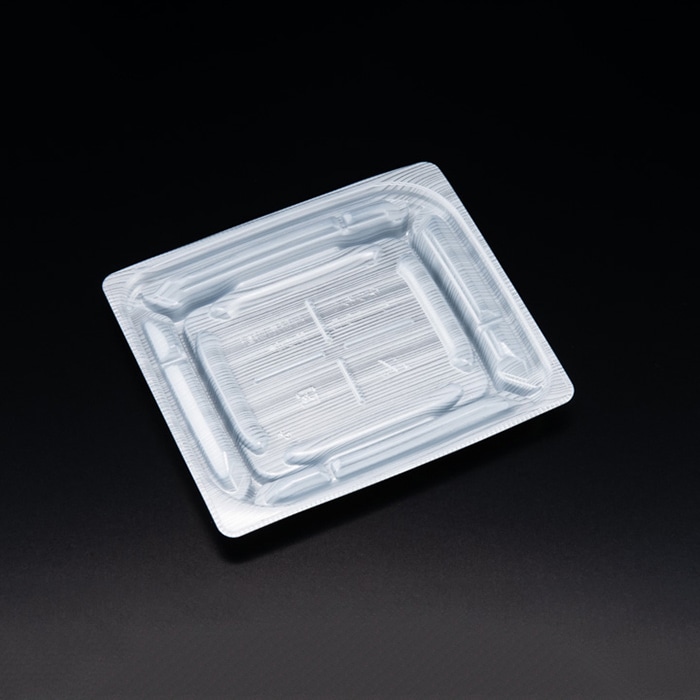 リスパック 惣菜容器 バイオデリカ優枠 本体 15-13B RHBU353 K-ますみ銀 50枚/袋(ご注文単位20袋)【直送品】