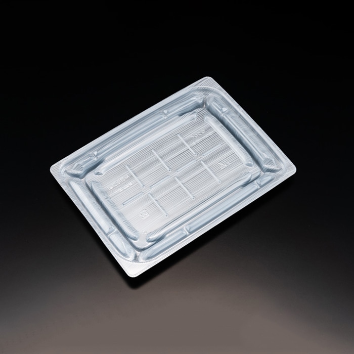 リスパック 惣菜容器　バイオデリカ優枠　本体 20-15B RHBU703　K-ますみ銀 50枚/袋（ご注文単位12袋）【直送品】