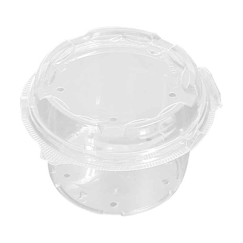 リスパック 青果容器 バイオ つみたてM 130パイ72 穴10 PBTU161 50枚/袋(ご注文単位10袋)【直送品】