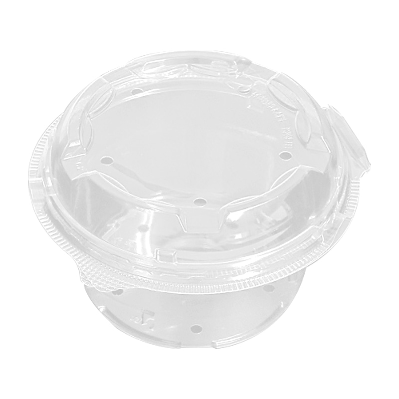 リスパック 青果容器 バイオ つみたてM 130パイ62 穴10 PBTU151 50枚/袋(ご注文単位10袋)【直送品】