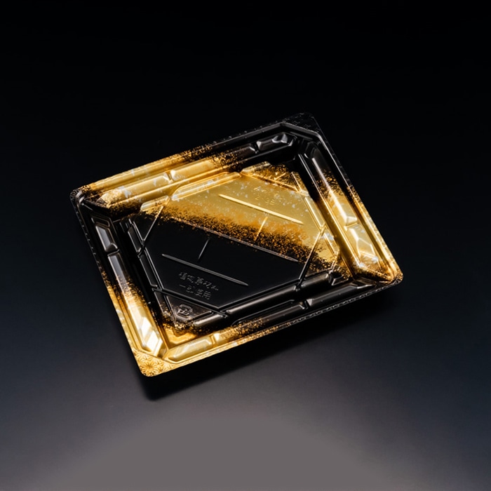 リスパック 寿司容器　バイオPS　美枠寿司　本体 2-3B FAPR252　しょうえい金 50枚/袋（ご注文単位16袋）【直送品】