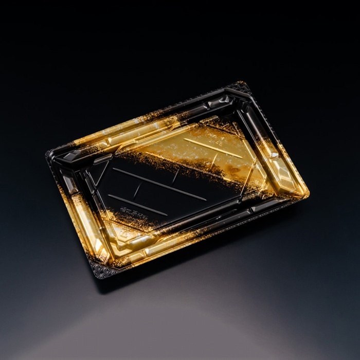 リスパック 寿司容器　バイオPS　美枠寿司　本体 2-4B FAPR282　しょうえい金 50枚/袋（ご注文単位12袋）【直送品】