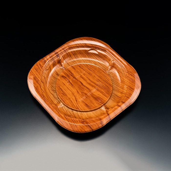 リスパック 惣菜容器 バイオデリカサラエル 本体 M21 B RHBL508 K-とちのき 50枚/袋(ご注文単位8袋)【直送品】