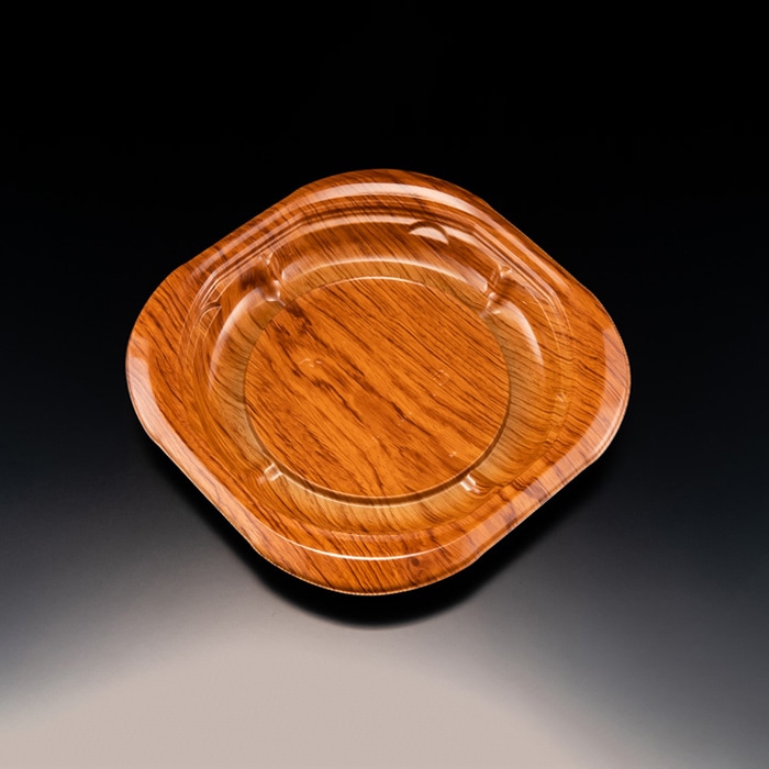 リスパック 惣菜容器 バイオデリカサラエル 本体 M23 B RHBL608 K-とちのき 50枚/袋(ご注文単位8袋)【直送品】