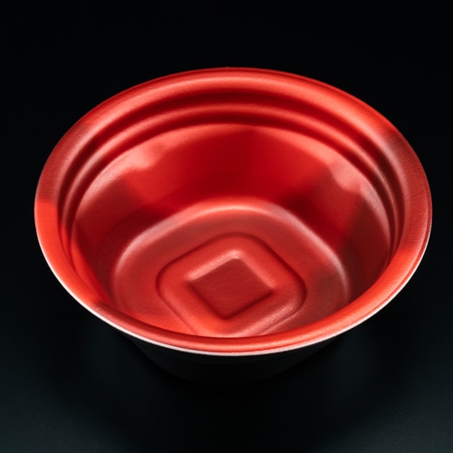 リスパック スープ容器　ホットほっこり　本体 145-50B RLFS154　ソワレレッド 50枚/袋（ご注文単位12袋）【直送品】