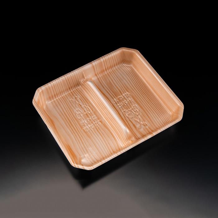 リスパック 精肉トレー　キリトレール 24-20B　2S FGPS862　美人杉 50枚/袋（ご注文単位12袋）【直送品】