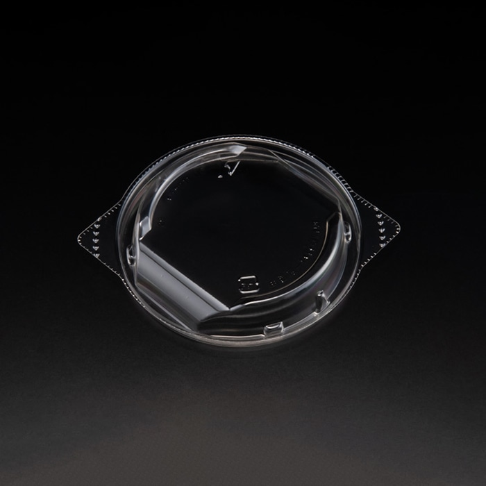 リスパック 惣菜容器　バイオキラカク　内嵌合蓋 11OC PBPV076 50枚/袋（ご注文単位32袋）【直送品】