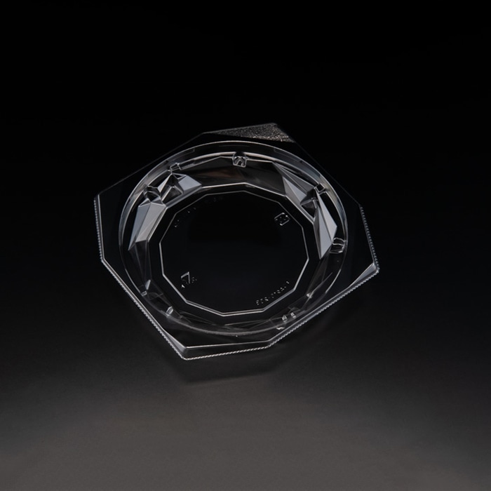 リスパック 惣菜容器　バイオキラカク　本体 15-25B PBPV331　クリアー 50枚/袋（ご注文単位18袋）【直送品】