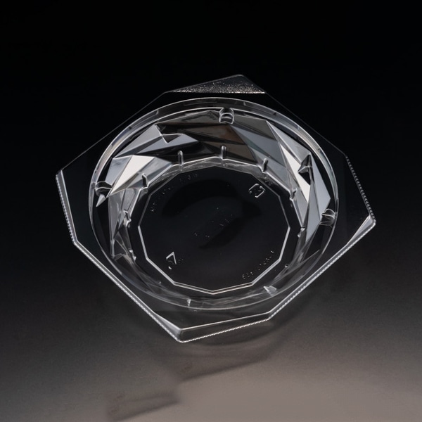 リスパック 惣菜容器　バイオキラカク　本体 15-35B PBPV351　クリアー 50枚/袋（ご注文単位18袋）【直送品】