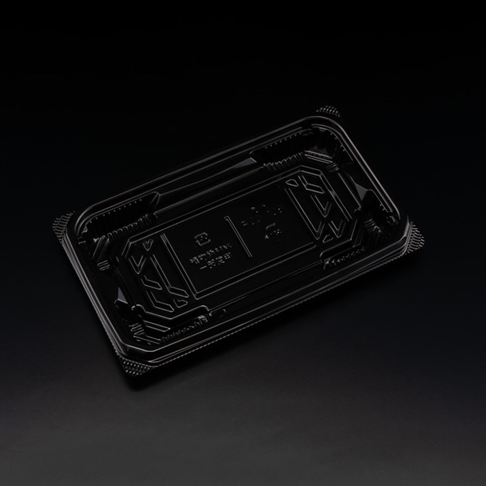 リスパック 刺身容器　バイオ流派　本体 20-12B　平 FAPK231　黒 50枚/袋（ご注文単位20袋）【直送品】