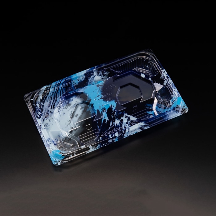 リスパック 刺身容器　バイオ流派　本体 20-12B　盛 FAPK252　海洋青 50枚/袋（ご注文単位20袋）【直送品】