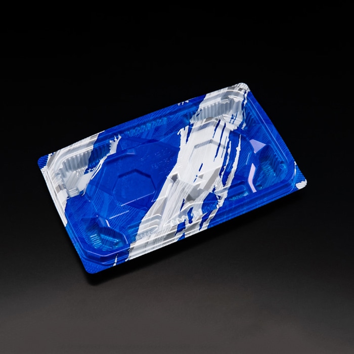 リスパック 刺身容器 バイオ流派 本体 20-12B 盛 FAPK254 めいかい青 50枚/袋(ご注文単位20袋)【直送品】