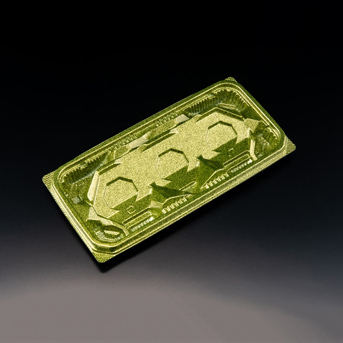 リスパック 刺身容器 バイオ流派 本体 25-12B 盛 FAPK395 ステラグリーン 50枚/袋(ご注文単位16袋)【直送品】