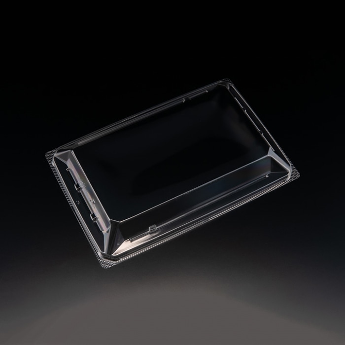 リスパック 刺身容器　バイオ流派　外嵌合蓋 25-17OC FAPK711 50枚/袋（ご注文単位8袋）【直送品】