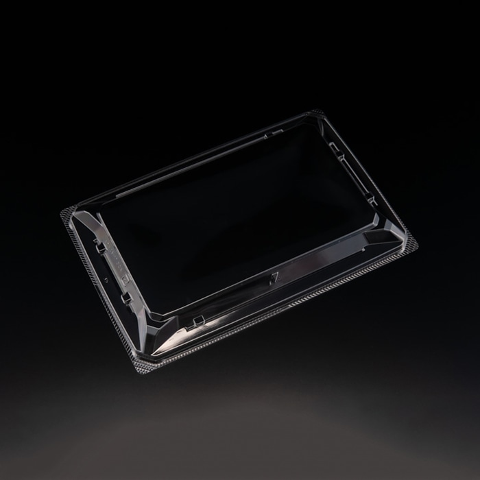 リスパック 刺身容器　バイオ流派　外嵌合蓋 25-17OCA FAPK712 50枚/袋（ご注文単位8袋）【直送品】