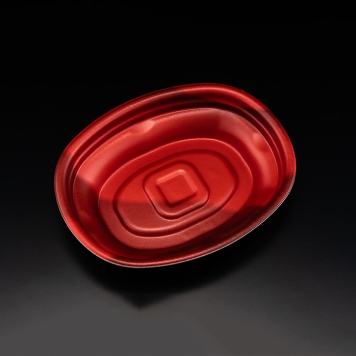 リスパック スープ容器　ホットほっこり　本体 20-16B RLFS604　ソワレレッド 50枚/袋（ご注文単位8袋）【直送品】