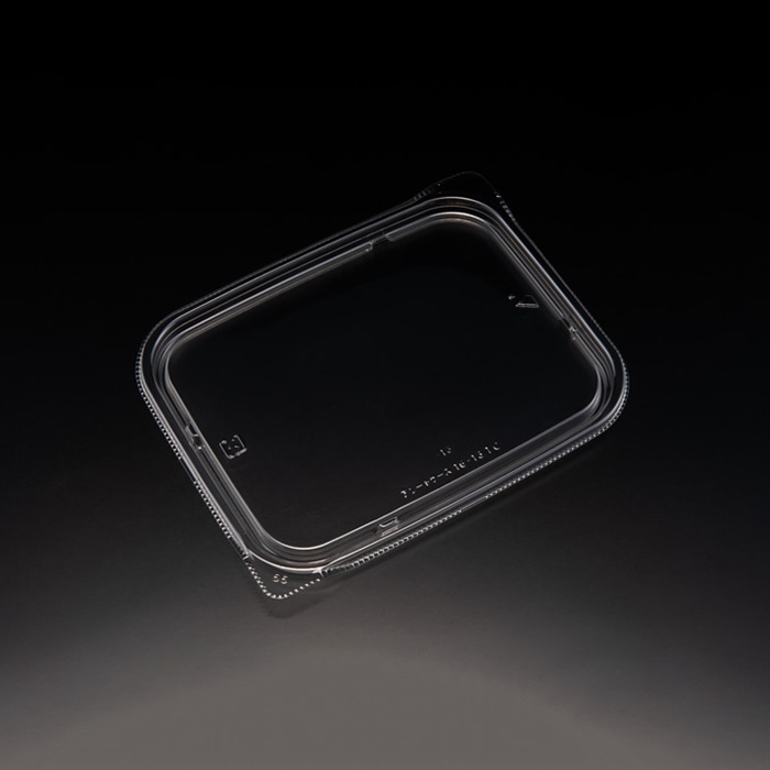 リスパック 惣菜容器　バイオアソートケース　内嵌合蓋 16-13TC PBPU331 50枚/袋（ご注文単位18袋）【直送品】