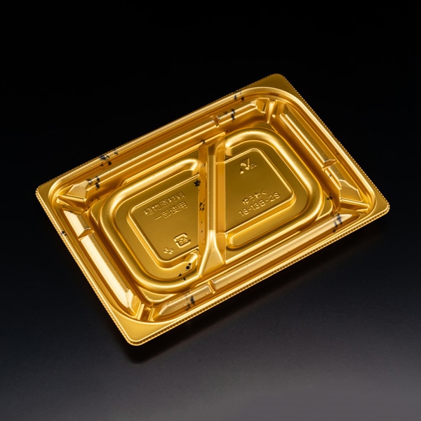 リスパック 惣菜容器 バイオカップ優枠 本体 18-13B-2S PABH293 カリス金 50枚/袋(ご注文単位16袋)【直送品】